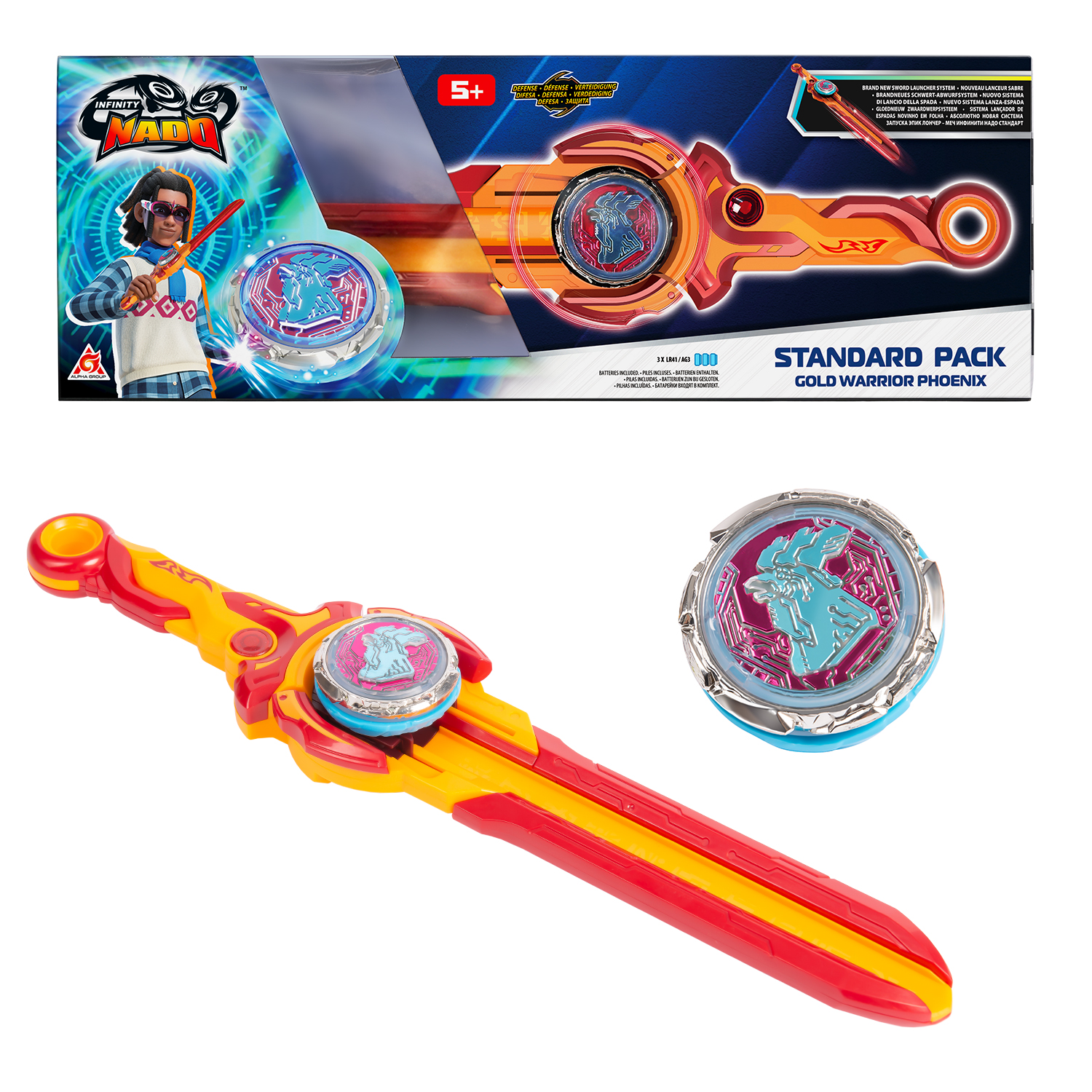 Инфинити Надо Волчок Эпик Лончер Стандарт Gold Phoenix - фото 1