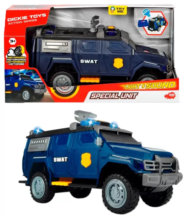 Машина Спецназ 36см свет, звук Dickie Toys - фото 1