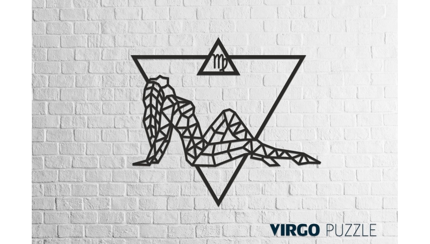 Пазл деревянный Панно Знак Зодиака Дева - фото 1