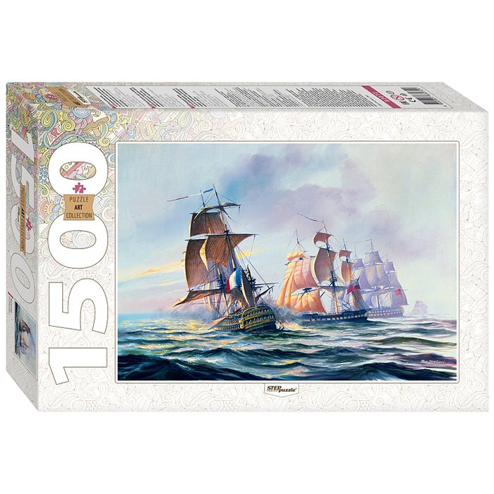 Пазл 1500 Морской бой - фото 1