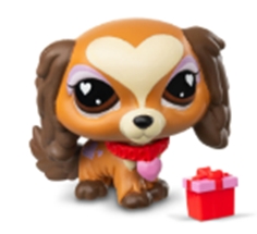 Набор мини - животных Праздники День Святого Валентина Спаниель Littlest Pet Shop