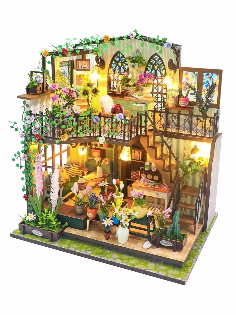 Конструктор деревянный интерьерный Дом в цветах MiniHouse - миниатюра 2