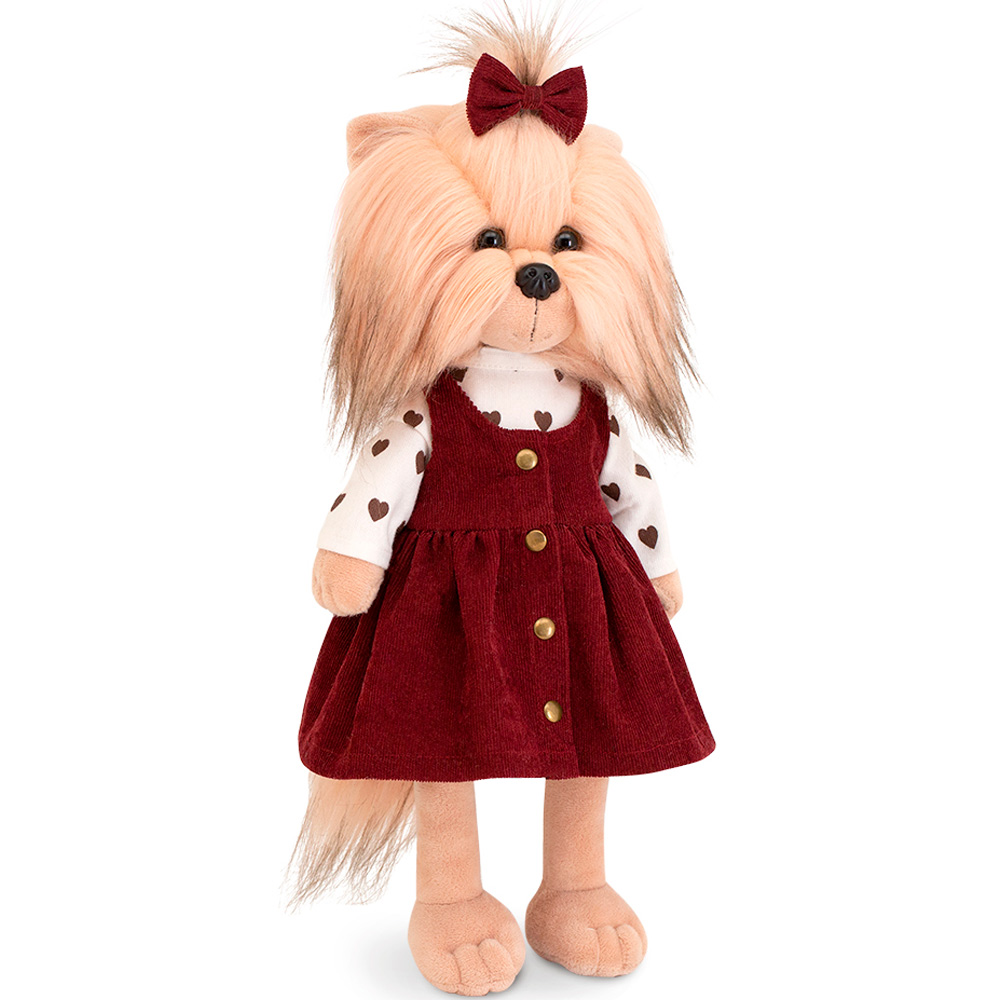 Мягкая игрушка Собака Lucky Вишневое сердечко - миниатюра 3