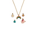 Украшение Цепочка с подвесками бирюз. Martinelia - миниатюра 2