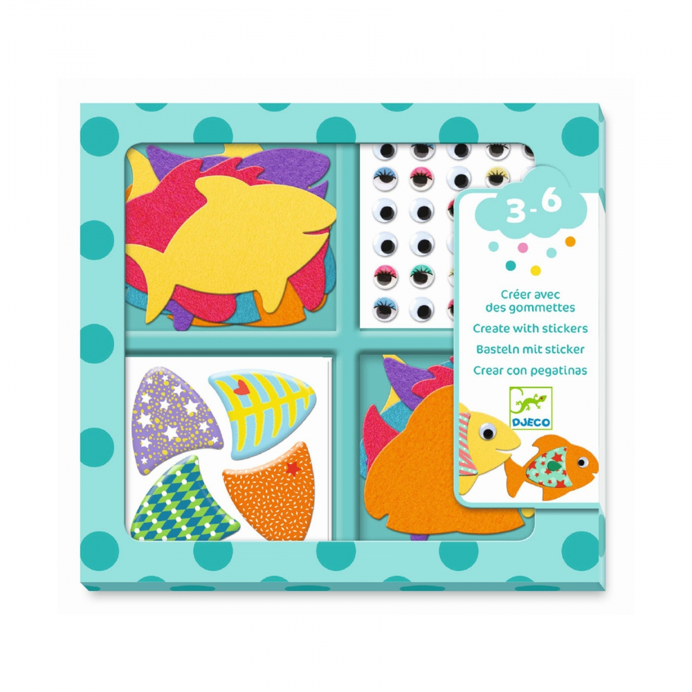Аппликация Рыбы DJECO - фото 1