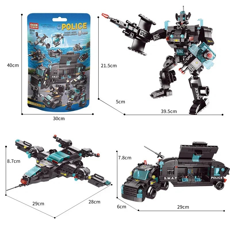 Конструктор Полиция 505 дет. - фото 1