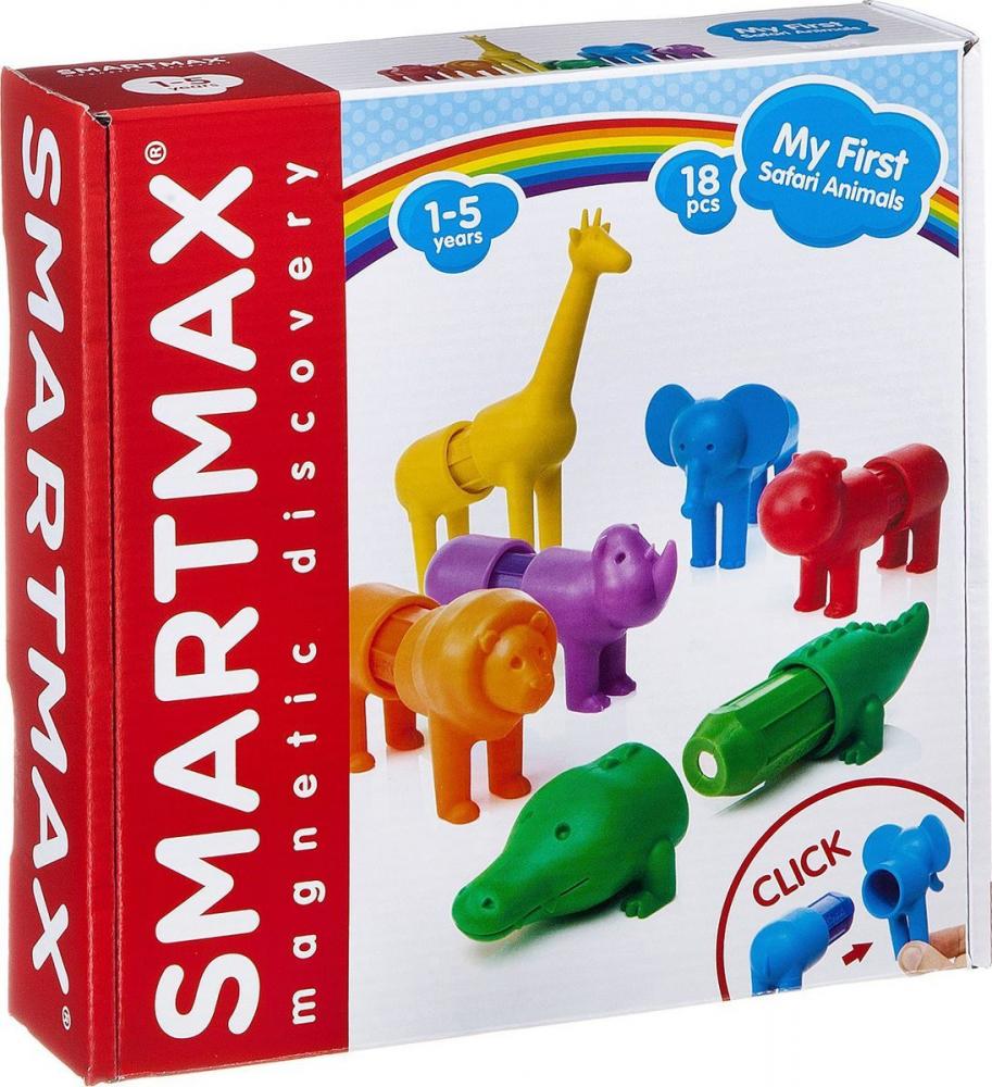 Конструктор магнитный SmartMax Мой первый зоопарк 18д. 220/ВВ2195 - миниатюра 2
