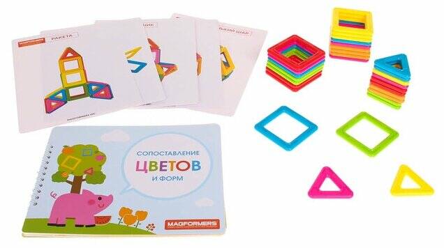 Конструктор магнитный Магформерс My First Magformers 30 дет. - миниатюра 2