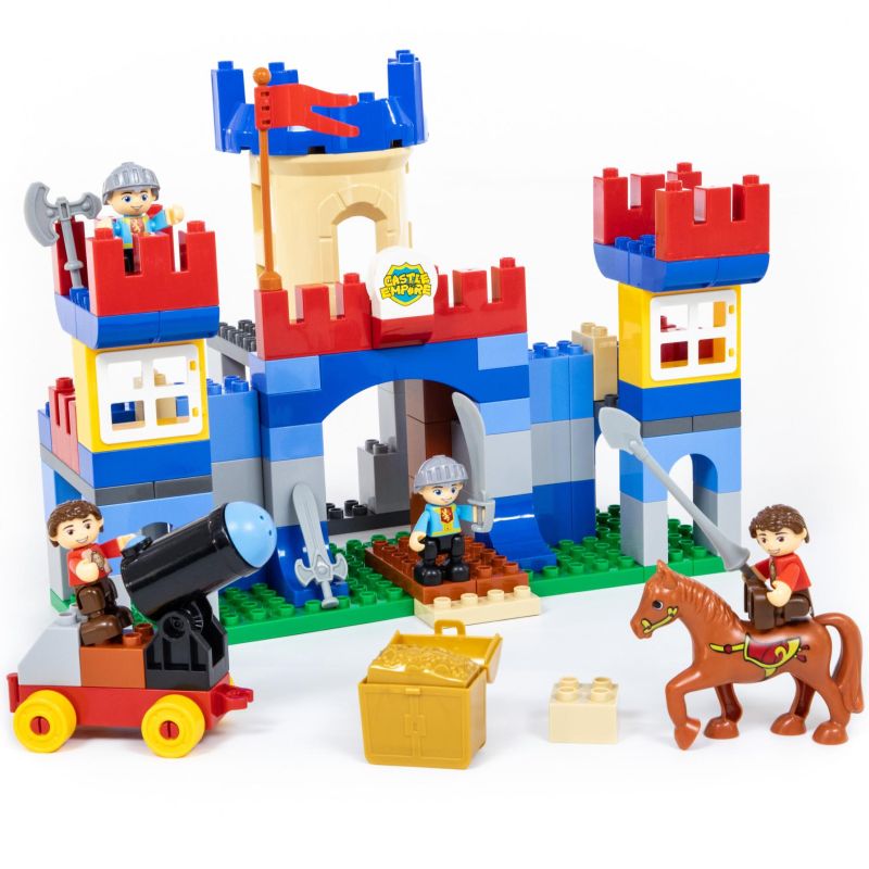 Конструктор блочный Макси - Замок 120д. - миниатюра 2