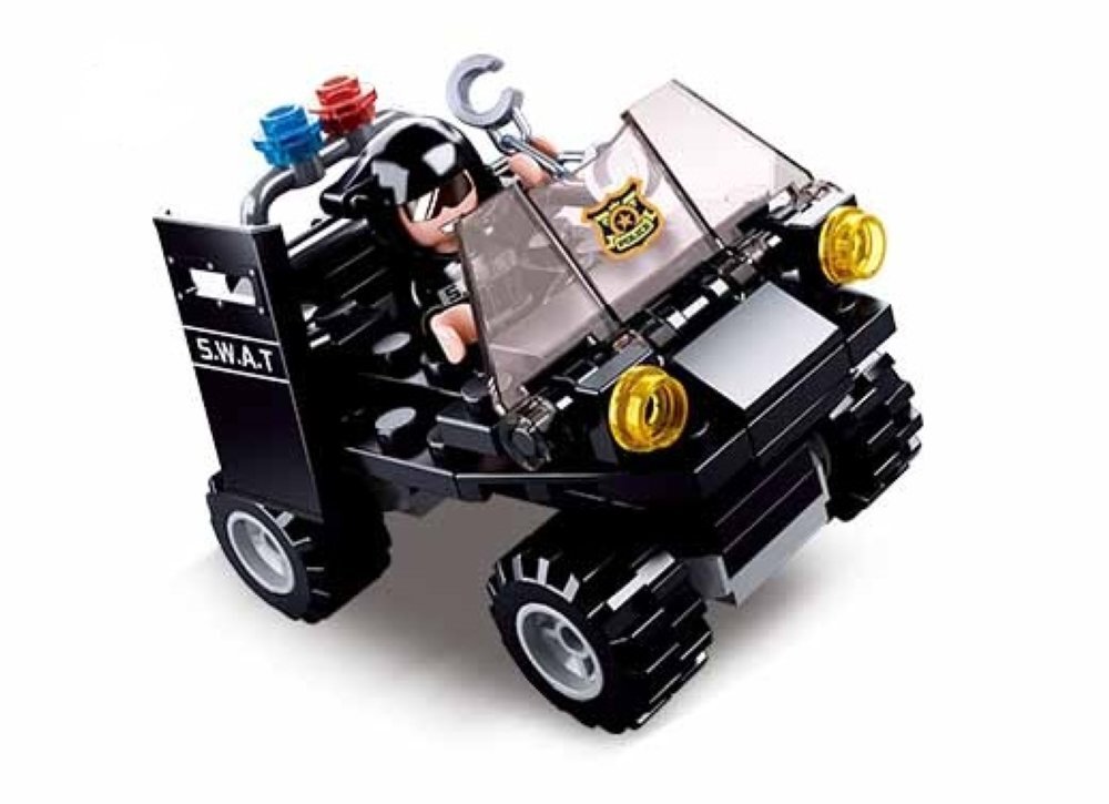 Констр. СЛУБАН Полиция Вездеход 73дет. - фото 1