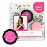 Пудра д/волос со спонжем фуксия Lukky - фото 1