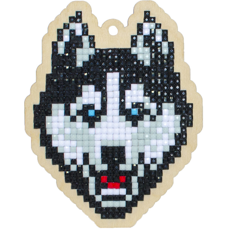 Мозаика стразами Подвеска Хаски в/п - фото 1